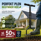 🌱 Plenlufter med 15 pigger – 4,4 cm, dobbel fjær og plate. Reduserer jordpakking – frodig plen! 🏡✨