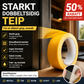 📏 Fiberglass-meshtape – 30mm × 10m, vannavstøtende, ingen limrester. Perfekt til tre, metall og lær! 🔧✨