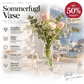 🦋 Gjennomsiktig sommerfuglvas – krystallklar plast, stabil base. Perfekt til blomster, bordpynt og gaver! ✨💐
