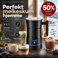 ☕ Elektrisk melkeskummer i rustfritt stål – 4 moduser, varm/kald skum, klar på 2 min. Baristakvalitet hjemme! ✨🥛