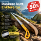 🌿 Bærbar hagesag med bøyd blad – sklisikkert håndtak, lett å bruke og oppbevare. Ideell for utendørs eventyr! 💪🌳