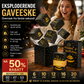 🎁 Overraskelsesgaveboks – 6–20 lag, hoppende esker, sort/gull. Perfekt til bursdager og jubileer! 🥳✨