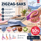 ✂️ Sikksakksaks i rustfritt stål – taggete blader, ergonomisk grep. Perfekt til søm, quilting og scrapping! 🧵✨