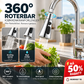 🚰 360° roterende kranforlenger – to spraymoduser, sprutfri, universal passform. Gjør kjøkkenvasken smartere! ✨💧