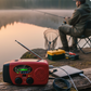 Multifunksjonell nødradio med solcelle, håndsveiv, LED-lys og SOS-alarm – 50 % rabatt