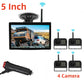 🚛 Trådløst dashcamsystem – 1080P, delt skjerm, 140° synsfelt. Perfekt for lastebiler og bobiler! 📡✨