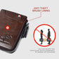 ✨Menns multifunksjonell RFID-blokkerende, vanntett og slitesterk lommebok i PU-lær for menn