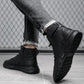✈Kjøp 2 og få gratis frakt✈High Top-støvler i skinn av høy kvalitet for menn - komfortable og pustende