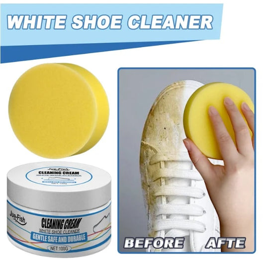 🔥 Hvit rengjøringskrem for sko 🔥