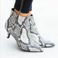 Beste gave - Ankelstøvler med stiletthæl i ensfarget utførelse for kvinner